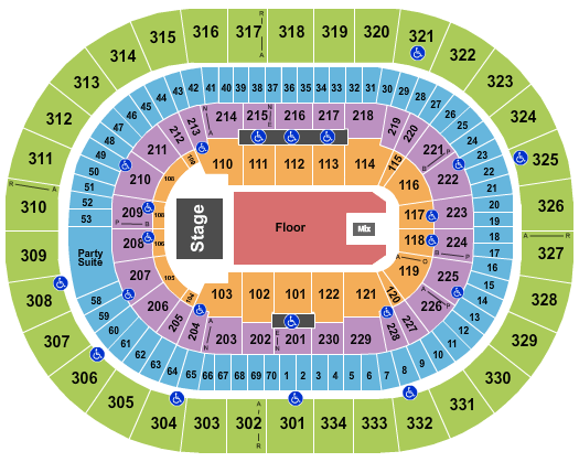 Moda Center Brandi Carlile Seating Chart